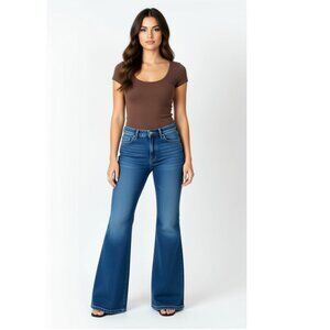 London Women's Jeans Size 4 Tall flare, NWOT!